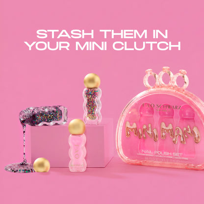 FAO Schwarz - Mini Mani Nail Polish 3 Pack for Kids - Fashion Activity and Roleplay