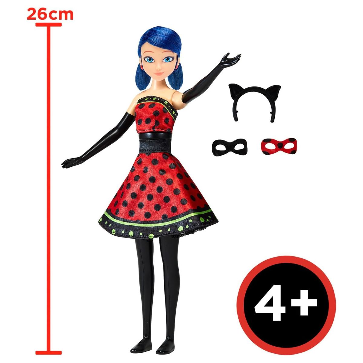Miraculous - Miraculous Ladybug Hero Switch Transformation Doll 10" - Preschool