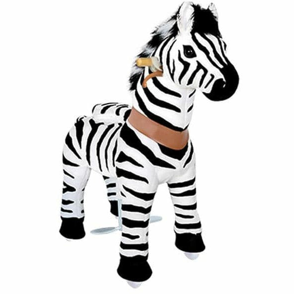 PonyCycle, Inc. - Model U Ride-On Zebra - 3-4 Years - Plush