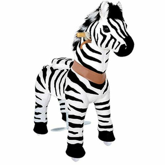 PonyCycle, Inc. - Model U Ride-On Zebra - 3-4 Years - Plush