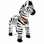 PonyCycle, Inc. - Model U Ride-On Zebra - 4-7 Years - Plush