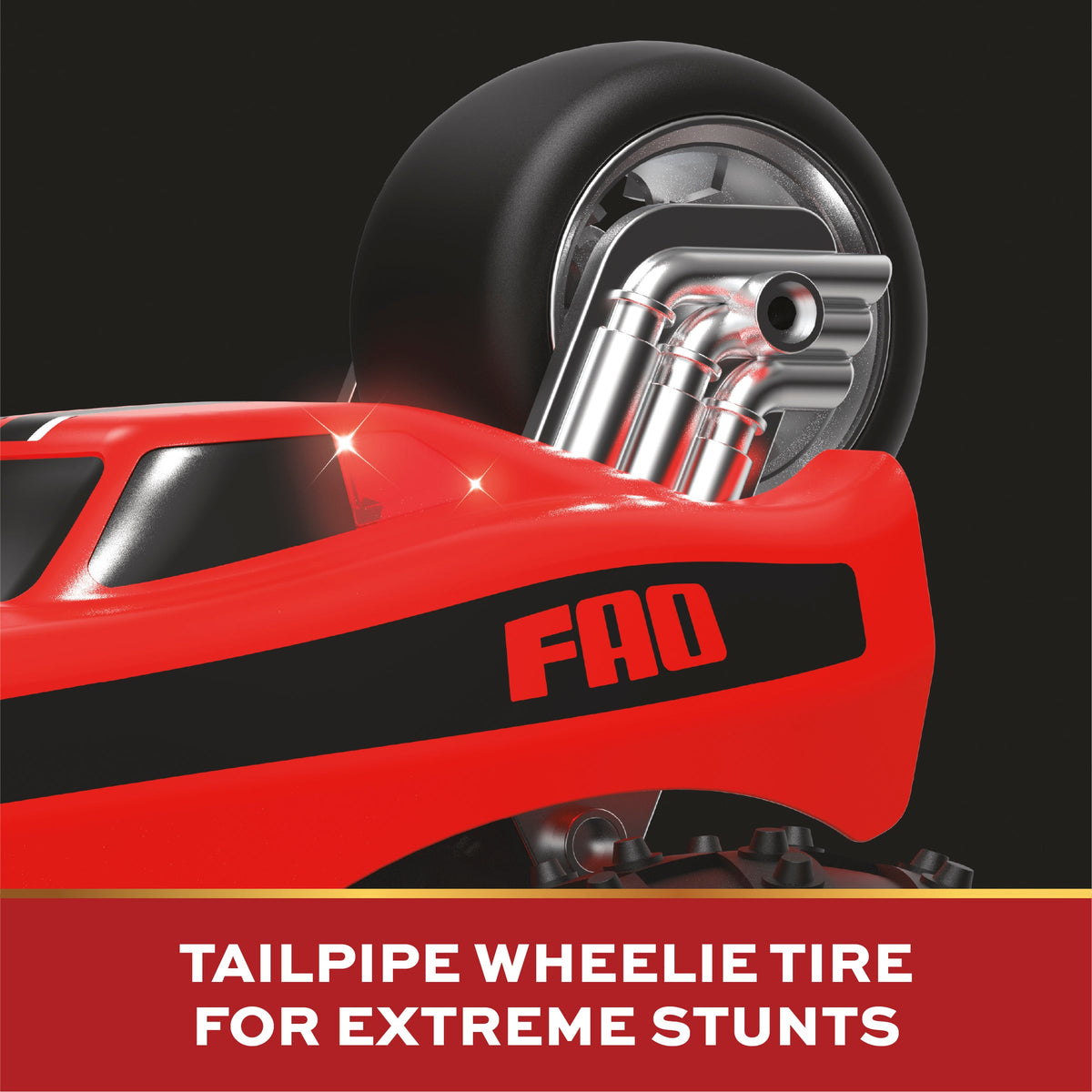 FAO Schwarz - Monster Dragster Remote Control Stunt Car - Vehicles