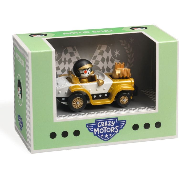 Djeco - Motor Skull Crazy Motors Car Toy - Vehicles