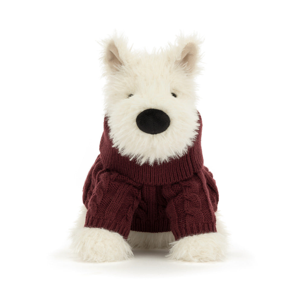 Jellycat, Inc. - Munro Scottie Dog Plush 'Winter Jumper' - Plush