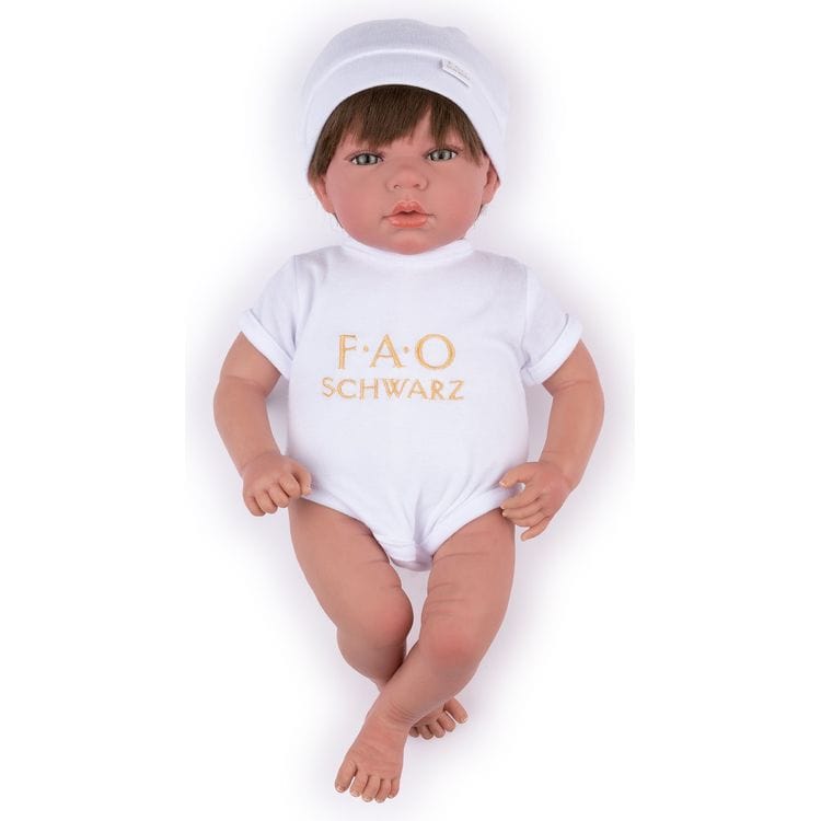 FAO Schwarz - My FAO Doll - Light Skin with Brown Hair & Green Eyes - My FAO Doll