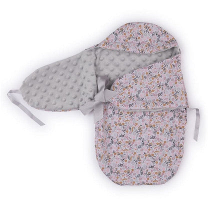 FAO Schwarz - My FAO Doll Swaddle - Grey Dots & Flowers - My FAO Doll