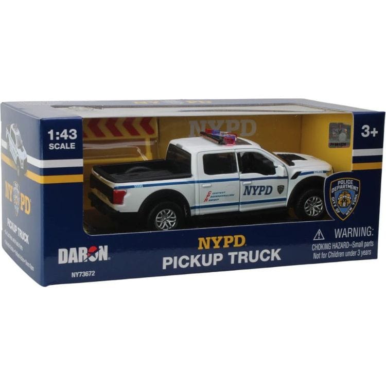 Daron Worldwide Trading, Inc. - NYPD Die-Cast Metal Pick-Up Truck - Vehicles