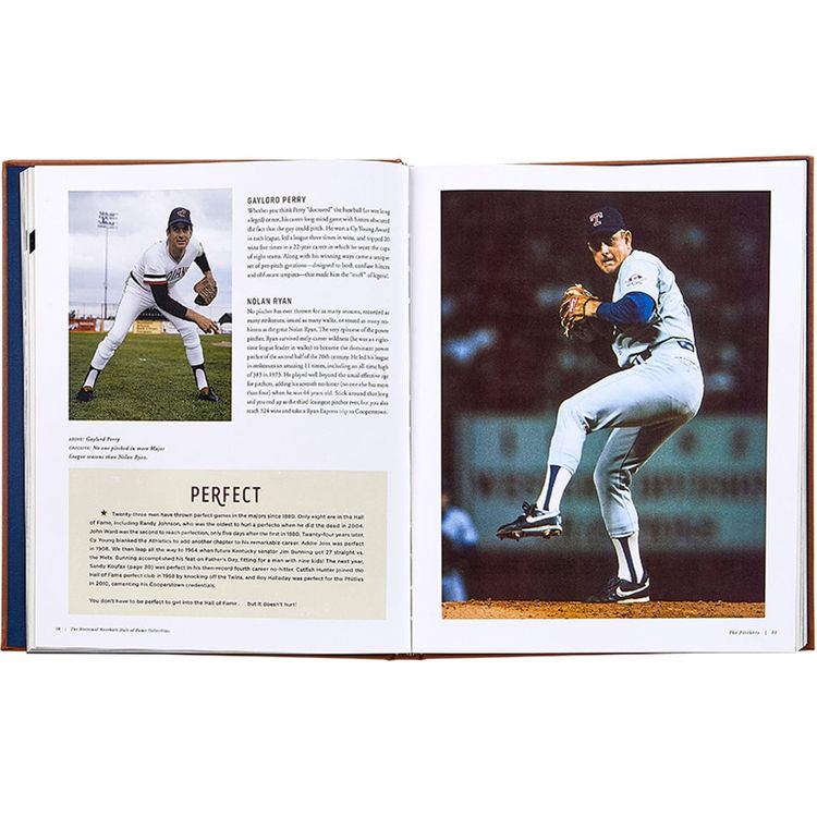 Graphic Image - National Baseball Hall of Fame Book Leather Edition - Books