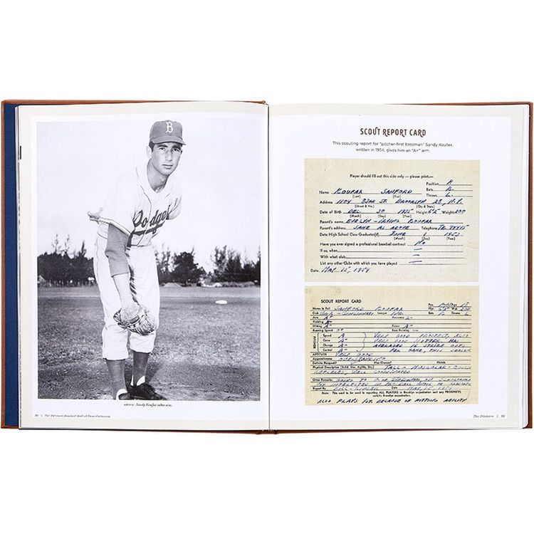 Graphic Image - National Baseball Hall of Fame Book Leather Edition - Books