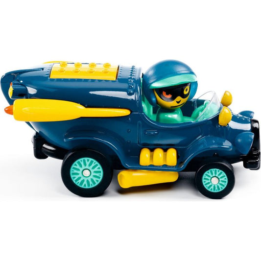 Djeco - Navy Flying Crazy Motors Car Toy - Vehicles