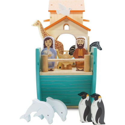 Le Toy Van - Noah’s Great Wooden Ark & Animals - 23 Pieces - Preschool