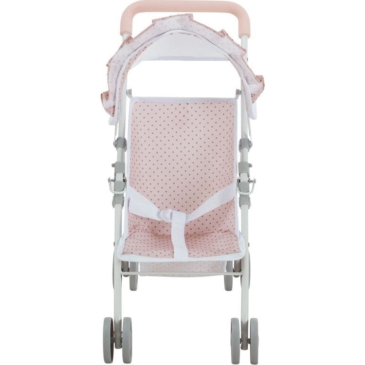 Teamson Kids - Olivia's Little World Polka Dot Princess Baby Doll 3 Piece Nursery Set - Pink - Dolls