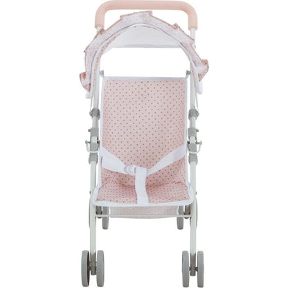 Teamson Kids - Olivia's Little World Polka Dot Princess Baby Doll 3 Piece Nursery Set - Pink - Dolls