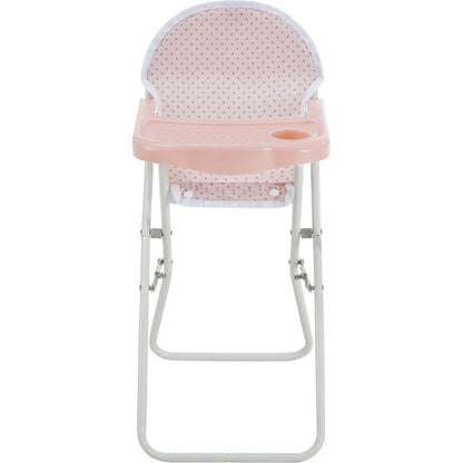 Teamson Kids - Olivia's Little World Polka Dot Princess Baby Doll 3 Piece Nursery Set - Pink - Dolls