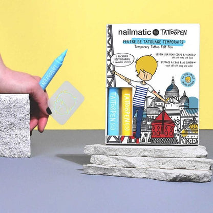 Nailmatic - Paris Tattoo Pen Set for Kids - Trend Accessories