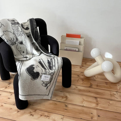 Maison Deux - Peanuts Blanket Comic ZZZ - Room Decor