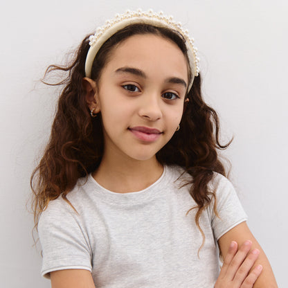 Minibar by BaubleBar - Pearl Headband - White - Trend Accessories