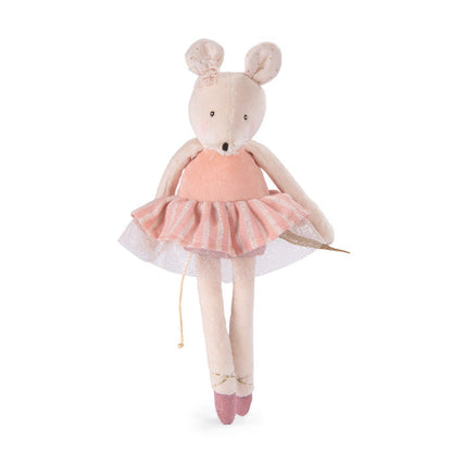 Moulin Roty - Pink Mouse Doll - The Little School of Dance - Plush
