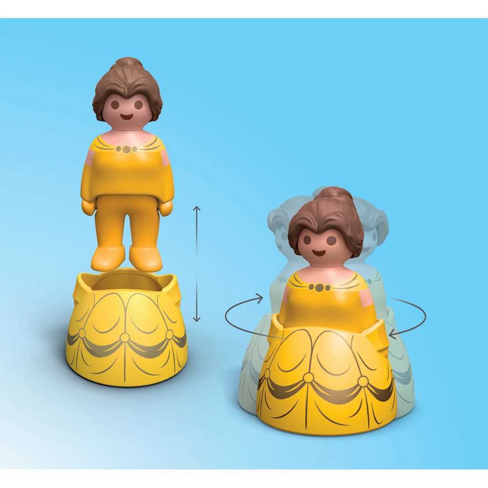 Playmobil - Playmobil Junior & Disney: Belle's Play Tower with Sound Playset - Preschool