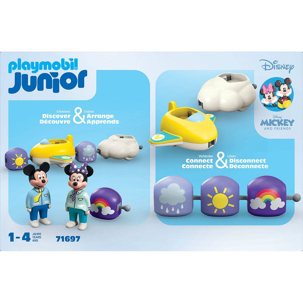 Playmobil - Playmobil Junior & Disney: Mickey Mouse's & Minnie Mouse's Cloud Ride - Preschool