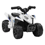 Best Ride on Cars - Polaris Outlaw ATV 6V - White - Outdoor
