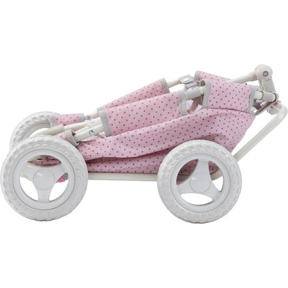 Teamson Kids - Polka Dots Princess Baby Doll Wagon - Dolls