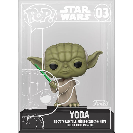 Funko - Pop! Die-Cast Yoda with Lightsaber - World of Funko