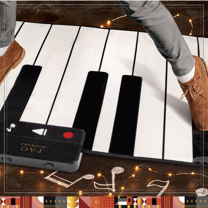 FAO Schwarz - Premium Piano Dance Mat - Music