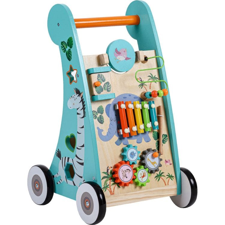 Teamson Kids - Preschool Play Lab Baby Walker and Activity Station - Infants