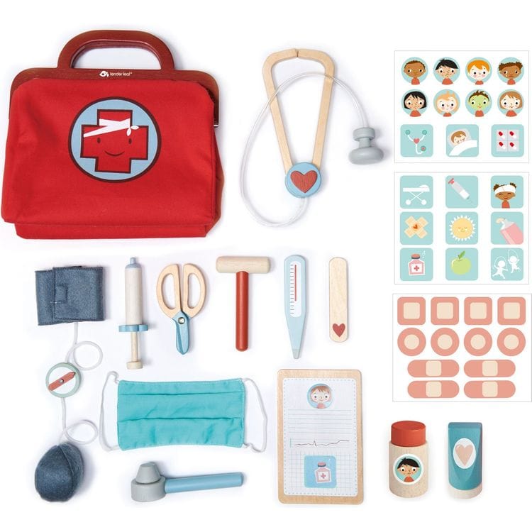 Tender Leaf Toys - Pretend Play Doctor’s Bag - Preschool