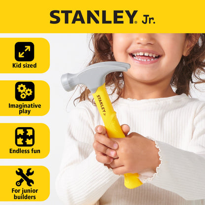 Stanley Jr. - Pretend Play Toolbox Set- 21 Pieces - Preschool