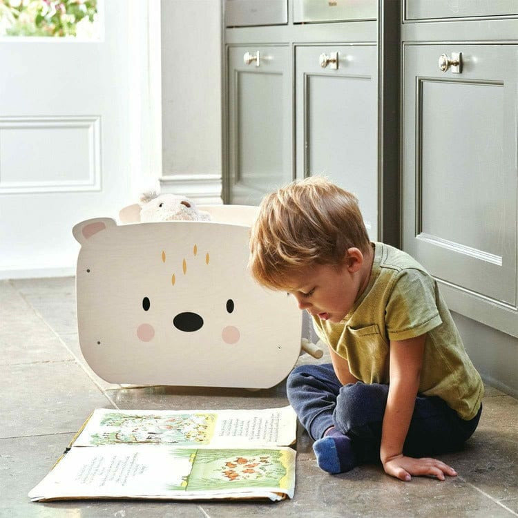Tender Leaf Toys - Pull Along Bear Cart - Room Decor