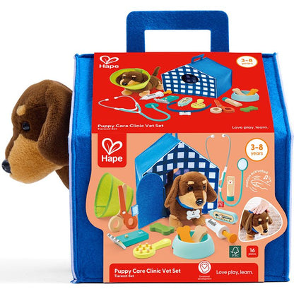 Hape - Puppy Clinic Veterinary Set - Preschool