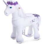PonyCycle, Inc. - Purple Model X Ride-On Unicorn - 4-7 Years - Outdoor