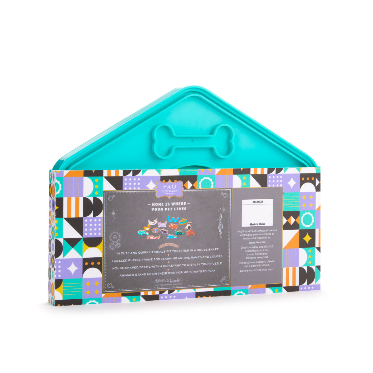 FAO Schwarz - Puzzle Pets 3D Puzzle with Stand - Preschool