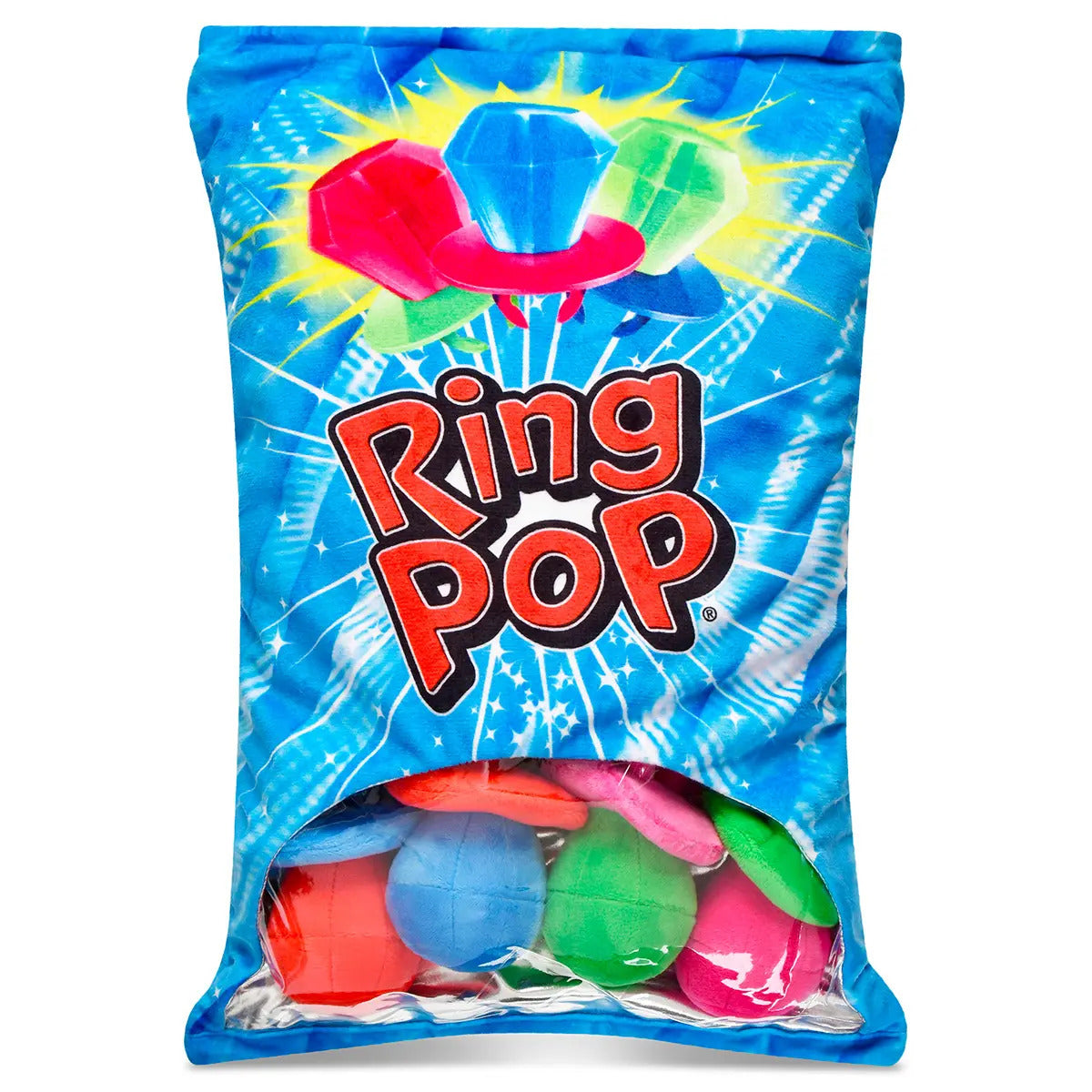 iscream - Ring Pop Cherry Scented Packaging Fleece Plush - FAO Schweetz