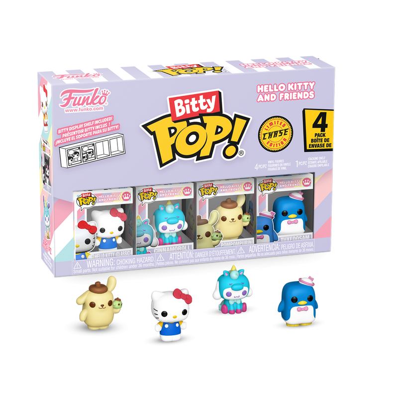 Funko - Sanrio Bitty Pop! Hello Kitty and Friends 4-Pack Series 1 - World of Funko