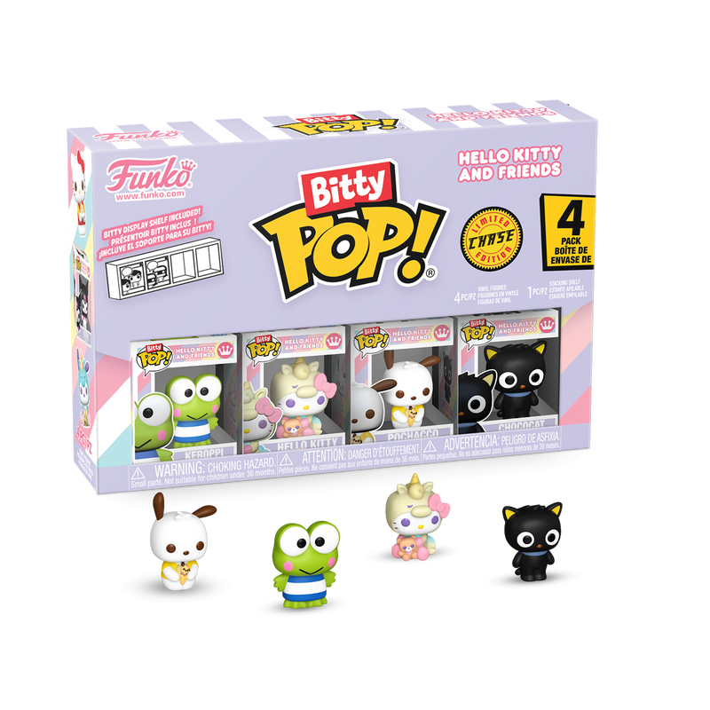 Funko - Sanrio Bitty Pop! Hello Kitty and Friends 4-Pack Series 2 - World of Funko
