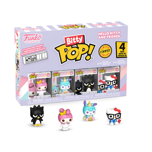 Funko - Sanrio Bitty Pop! Hello Kitty and Friends 4-Pack Series 4 - World of Funko