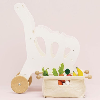 Le Toy Van - Shopping Grocery Trolley & Bag - Preschool