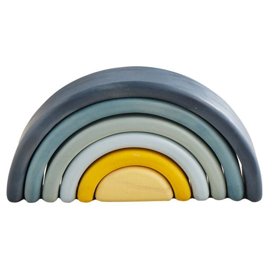Wonder & Wise - Simply Semicircles Wood Stacker Toy - Infants
