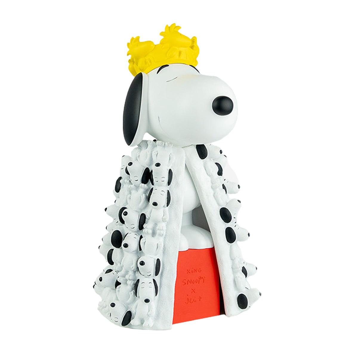 Leblon Delienne - Snoopy King Figure with Mini Snoopies on Cape & Woodstock Crown - 17" - Collectibles