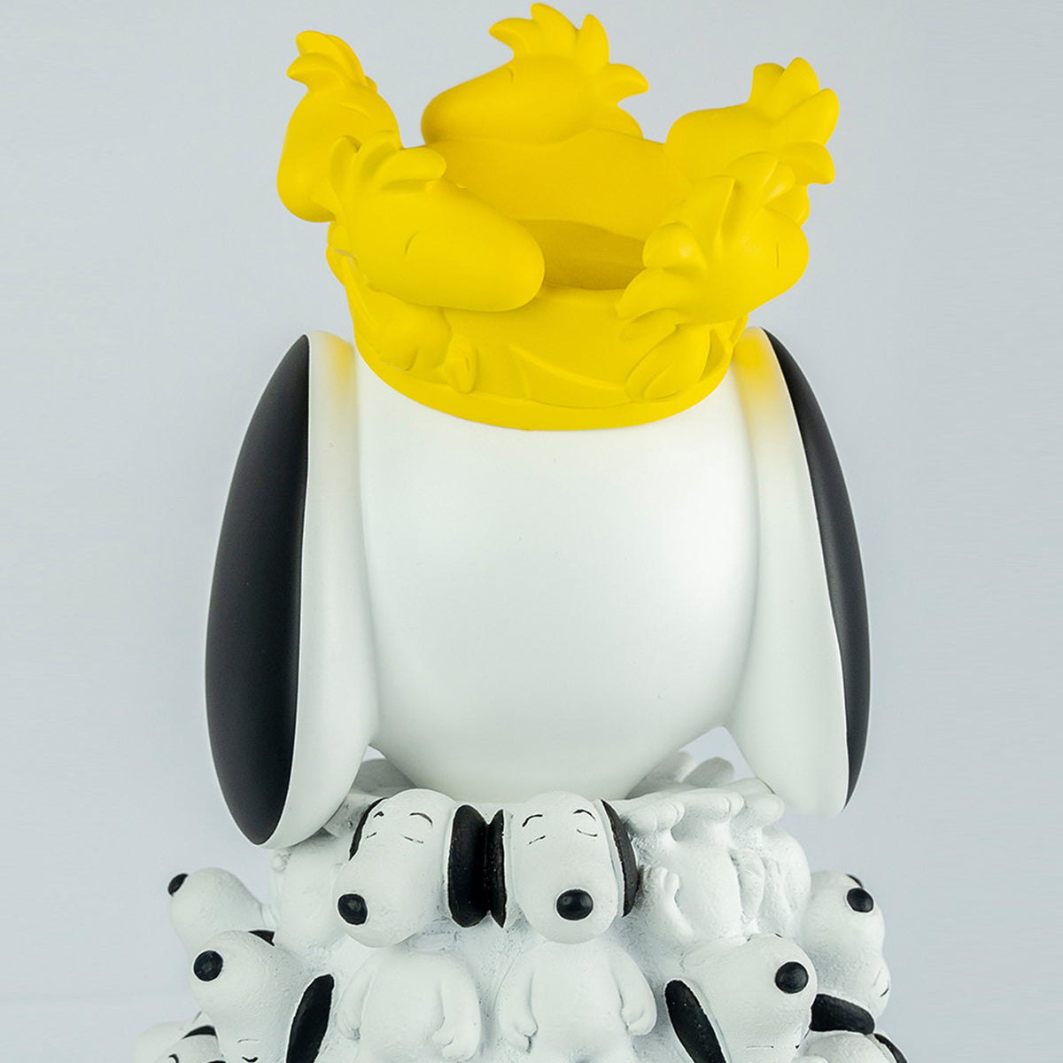 Leblon Delienne - Snoopy King Figure with Mini Snoopies on Cape & Woodstock Crown - 17" - Collectibles