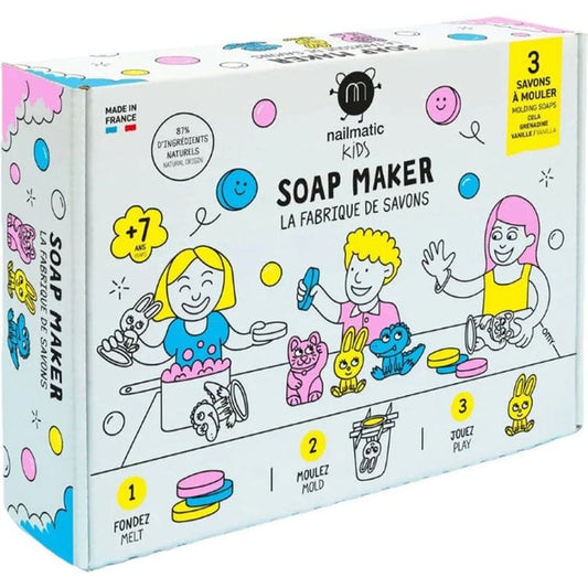 Nailmatic - Soap Maker 3 Shape Master Kit for Kids - Trend Accessories