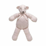 Rian Tricot - Soft Pink Cable Knit Plush Teddy Bear - Plush