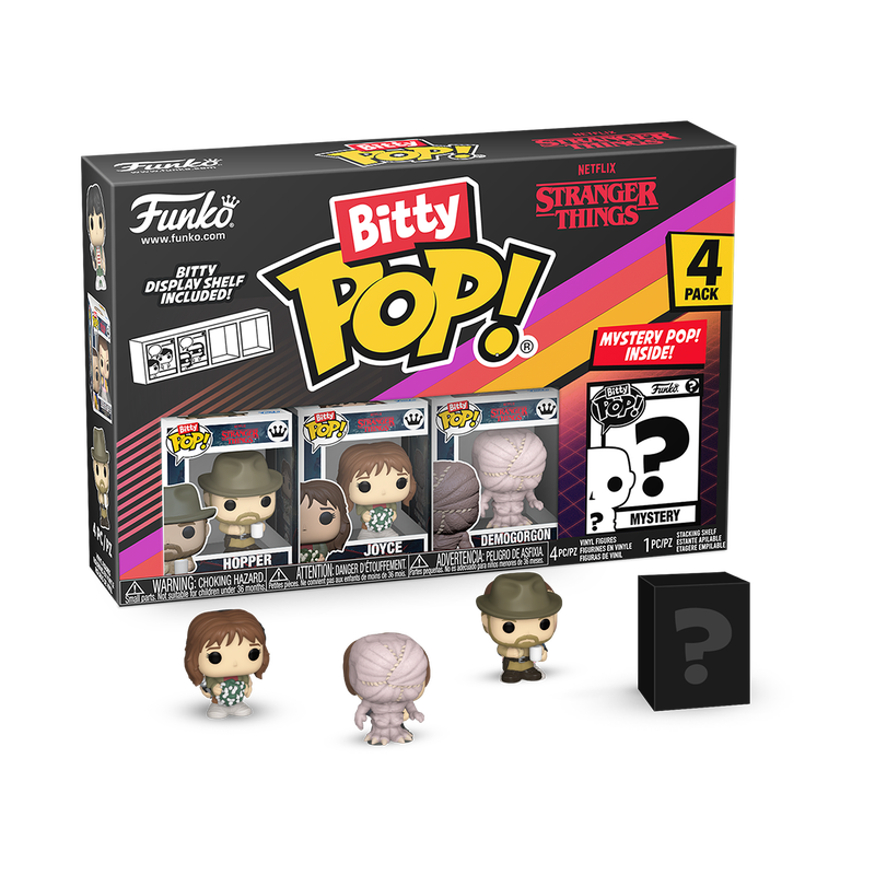 Funko - Stranger Things Bitty Pop! Stranger Things 4-Pack Series 4 - World of Funko