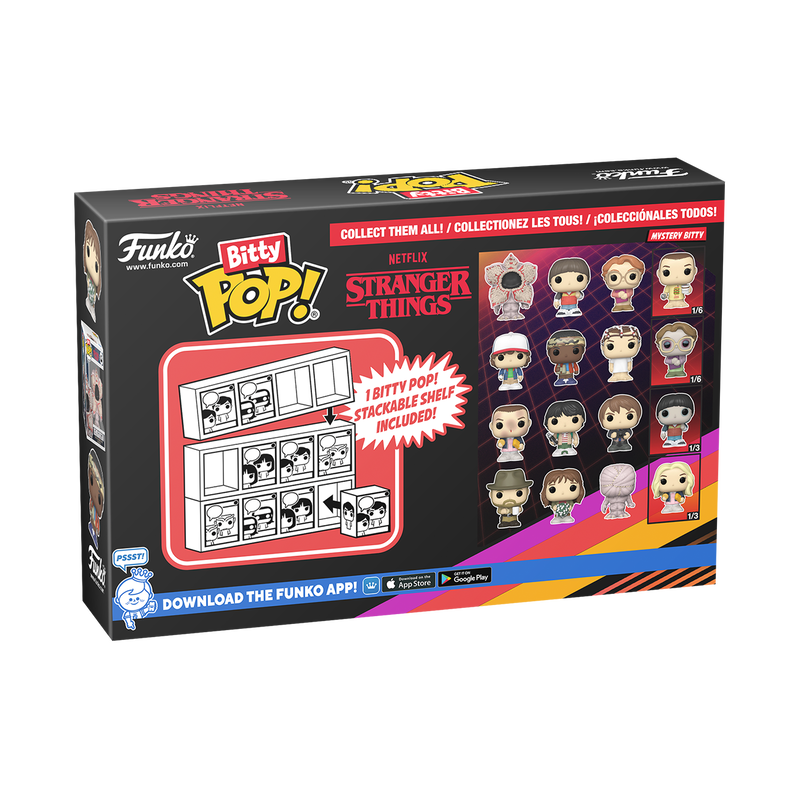 Funko - Stranger Things Bitty Pop! Stranger Things 4-Pack Series 4 - World of Funko