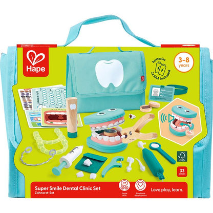 Hape - Super Smile Dental Clinic Set - Preschool