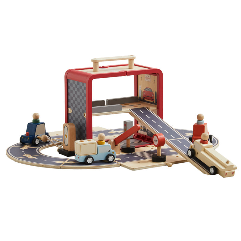 Wonder & Wise - Take With Me Garage Playset - Preschool