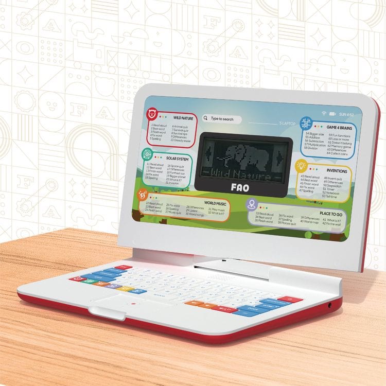 FAO Schwarz - Teach & Talk Exploration Laptop - STEM